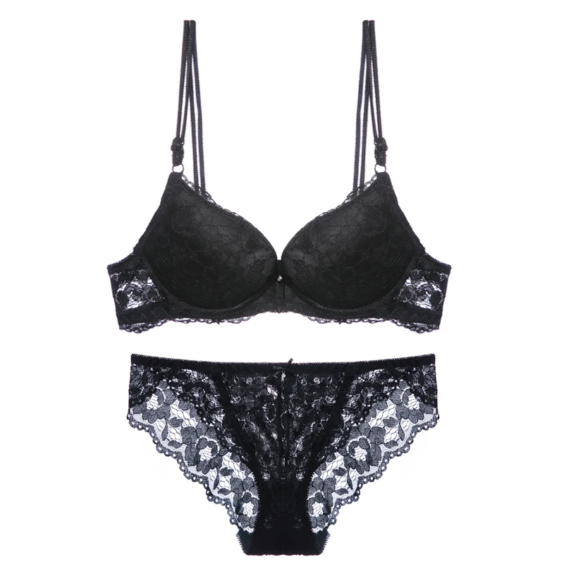 Женский комплект кружевного нижнего белья размеры 2018|set lingerie|bra panty setbra set |