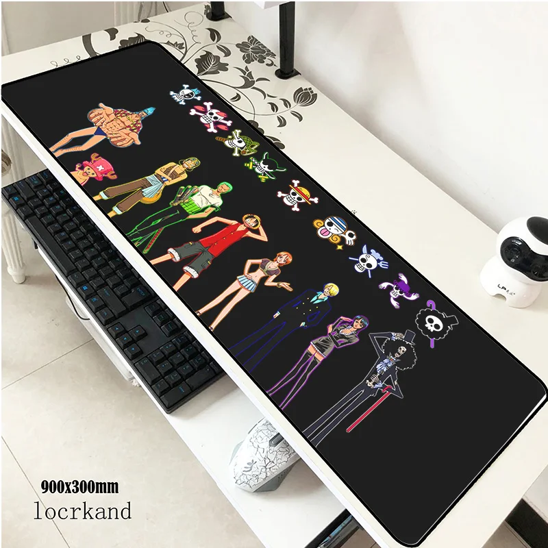 Одна штука коврик для мыши 900x300 мм длинный notbook компьютерный Roronoa Zoro игровая padmouse