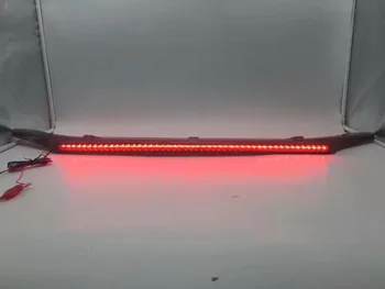 

Osmrk carbon rear spoiler trunk lip with led additional brake light for Honda Civic 10th