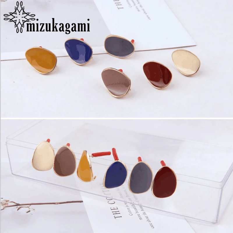 

10pcs/lot Alloy Drop Oil Enamel Hanging Invisible Base Earrings Connector For Drop Earrings Jewelry Making Accessories