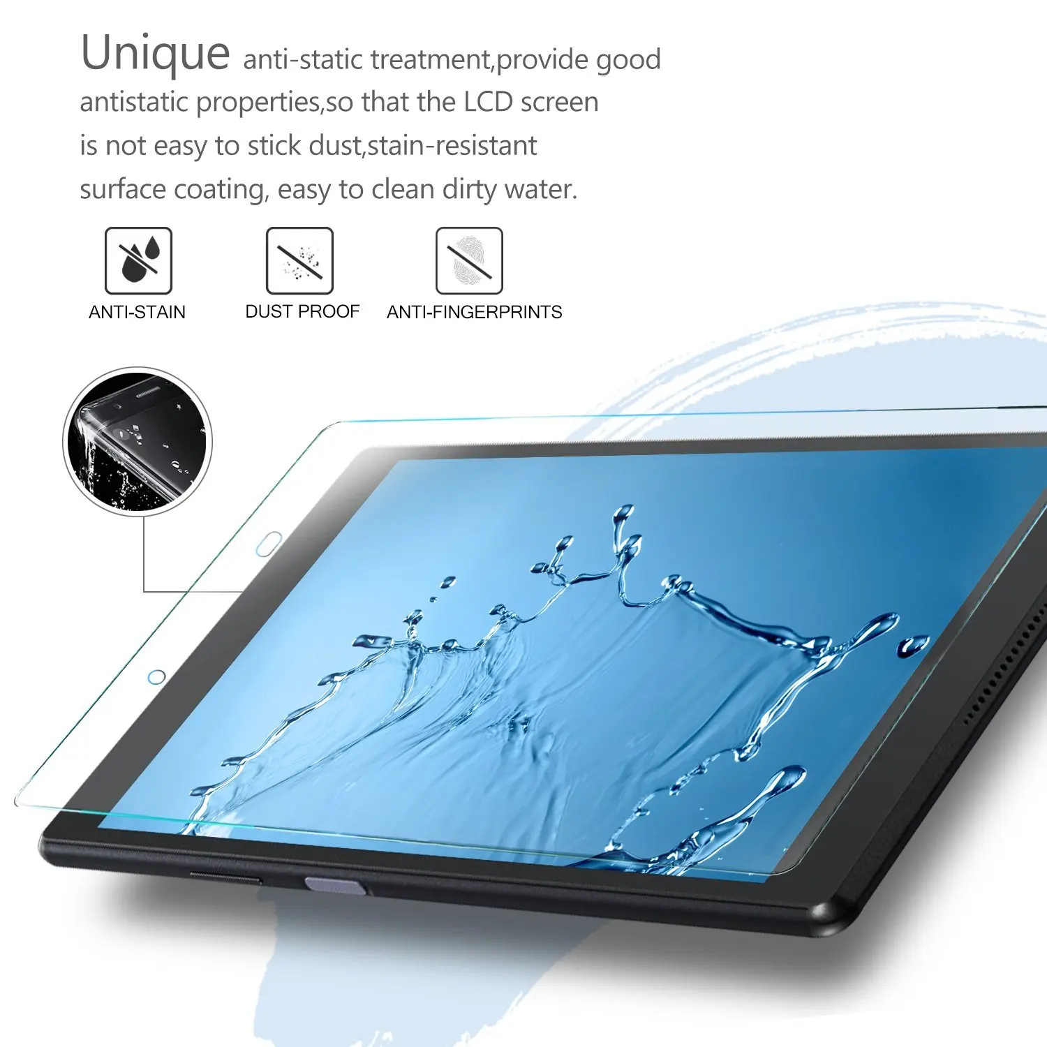 Протектор экрана для Lenovo Tab 4 8 Plus TB 8704 8704F (TAB4 Plus) 9H HD прозрачное закаленное