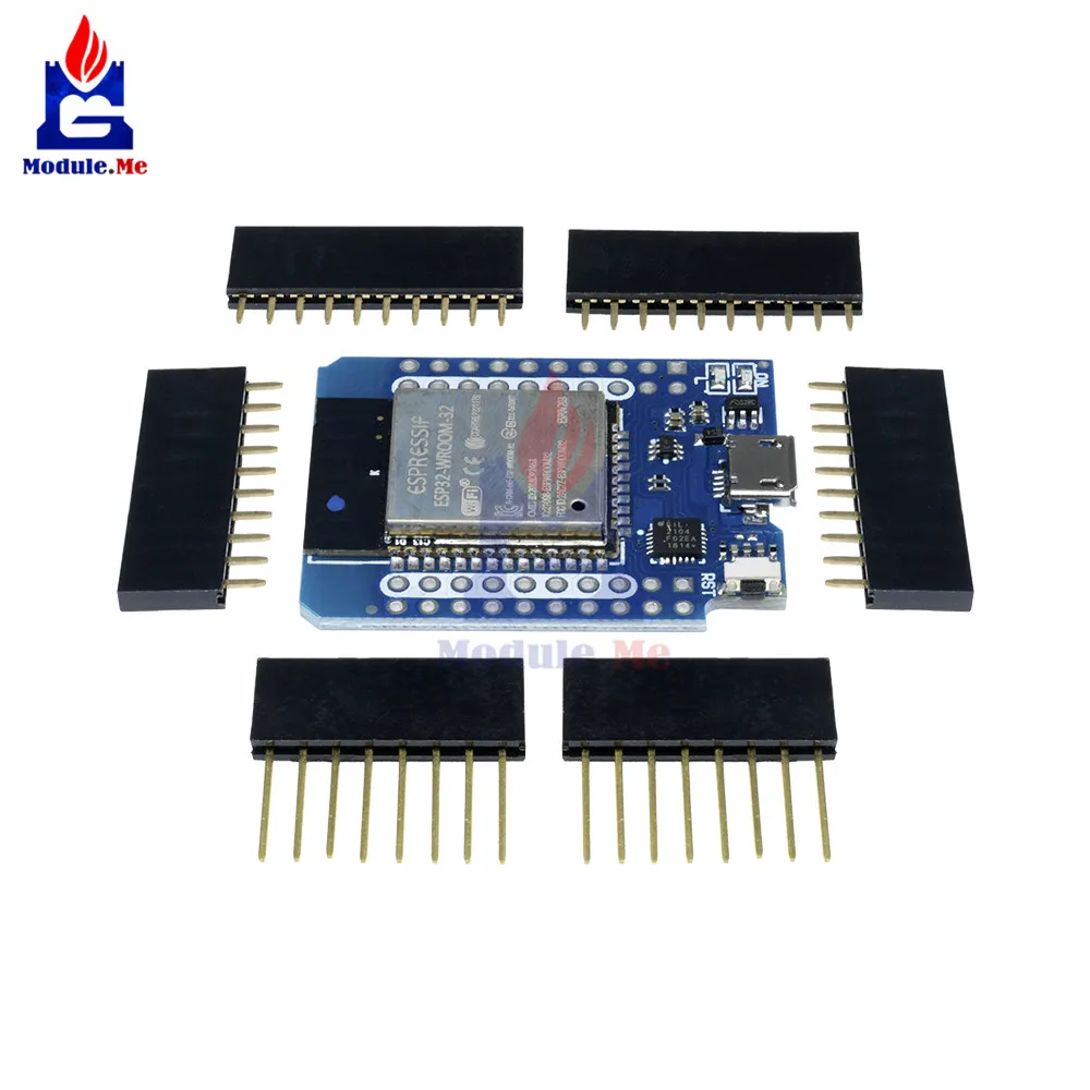 

ESP-32 ESP32 ESP-32S WIFI Expansion Board for Wemos MINI D1 Wireless WiFi Bluetooth ESP8266 CP2102 Module with Pins