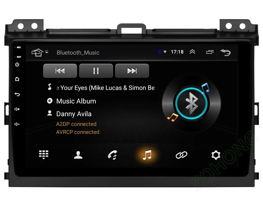 DSP 36EQ Android 9,0 автомобильный DVD мультимедийный плеер для Toyota Land Cruiser Prado 120 LC120 автомобильный Радио gps навигация Авторадио Стерео