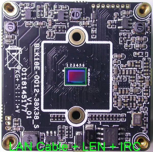 IPC IPG 720 P 1280x720 1/4 &quotCMOS OmniVision OV9712 датчик Hi3518 IP CCTV камеры совета модуль кабель LAN +