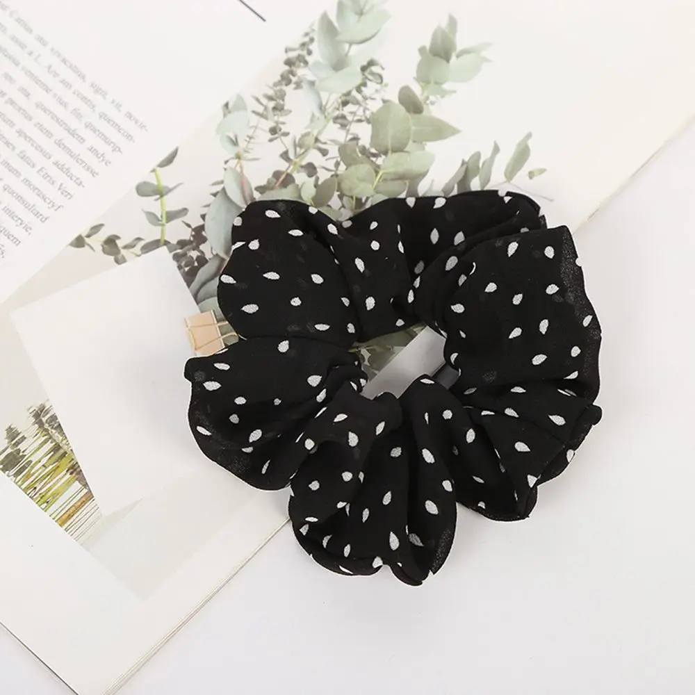 

1 pc Women Hair Ties Polka Dot Hair Ropes Ladies Scrunchies Ponytail Holder Girl Hair Accessories drop shipping