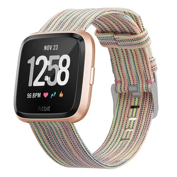 

Watch Band For Fitbit Versa Band Strap Canvas Breathable Replacement Bracelet For Fitbit Versa Lite Correa Fitbit Watch 64001