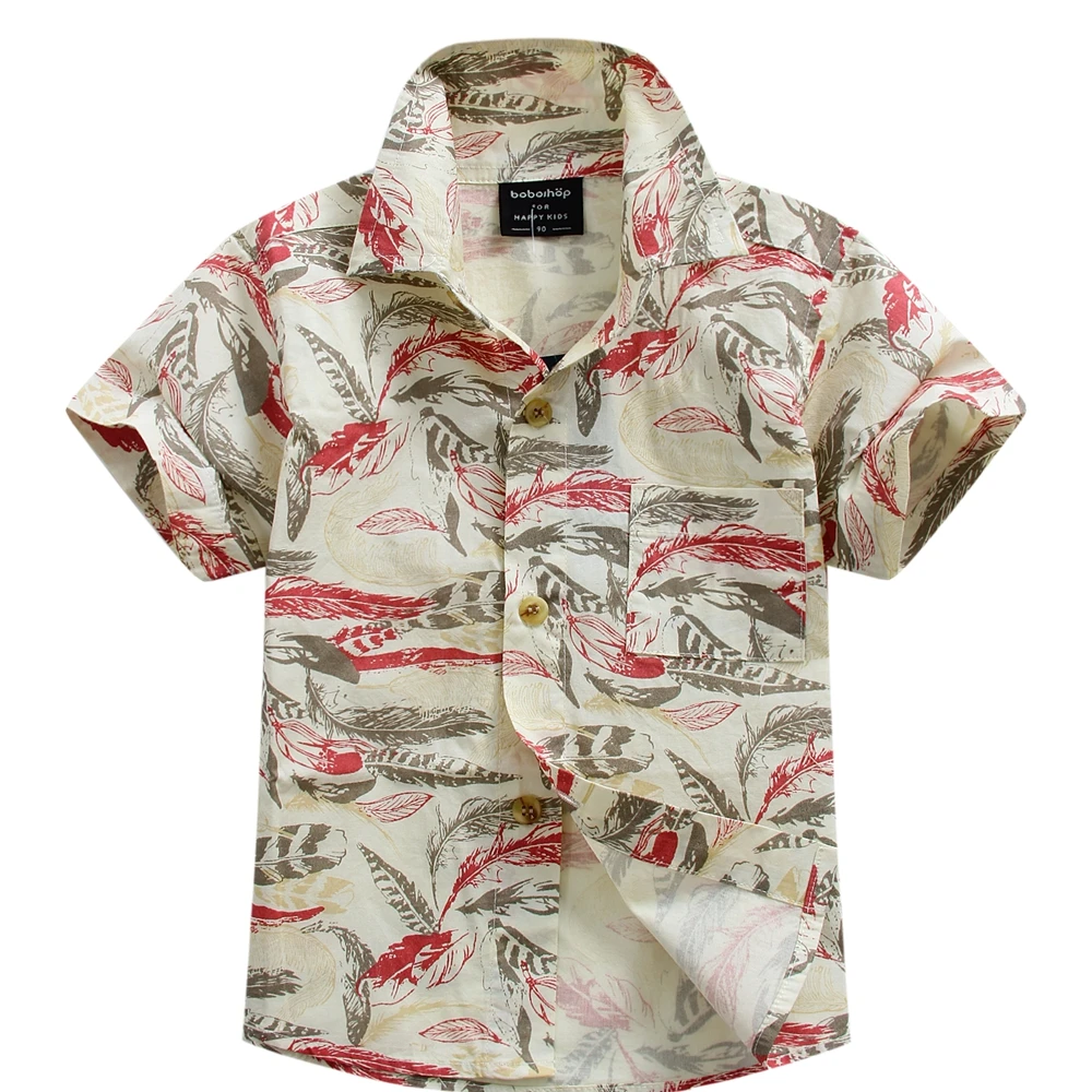 

new arrival cotton 100% floral shirt hawaiian shirt aloha shirt for boy T1539