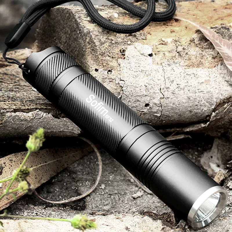 Sofirn SF32 портативная светодиодная вспышка 18650 EDC карсветильник Cree XML2 тактическая