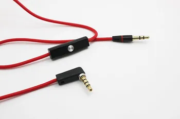 

3.5MM audio Cable For headphone Replacement Cable for iphone with volume control 15pcs