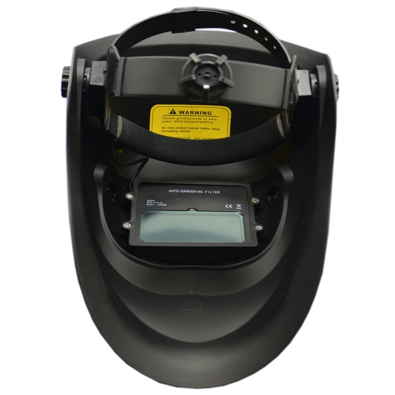 China Welder tool eye protection welding helmet/argon arc welding mask/grinding Welding Helmet TRQ-KD01-2200de with blue gloves