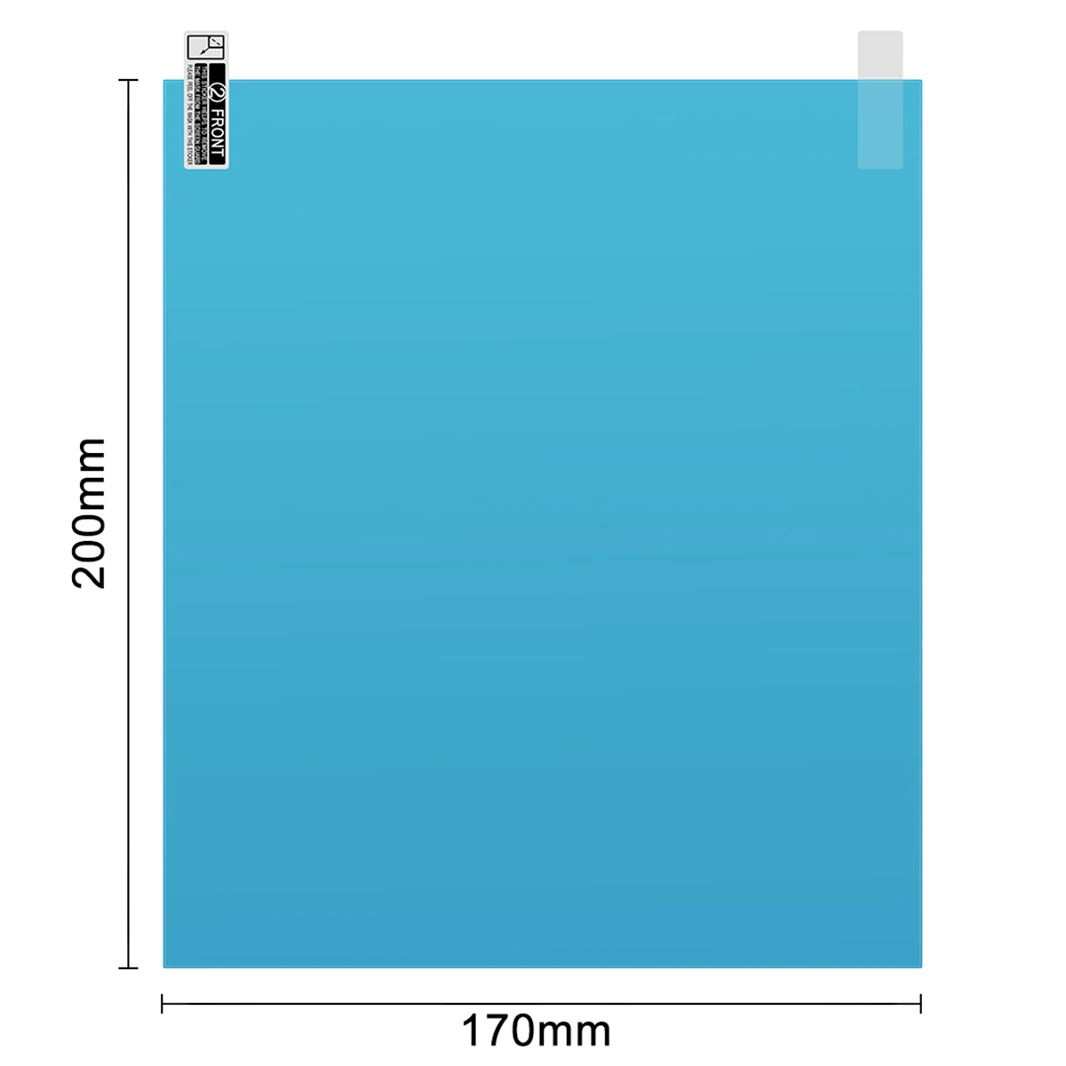Universal 2Pcs 170*200mm Anti Water Fog Mist Film Rainproof Car Window Protective Film For Car Suv Truck Trailer