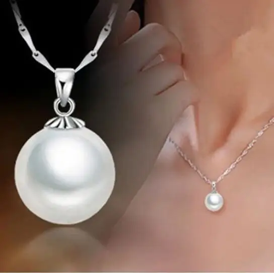 

Free Shipping >>>> Genuine Natural 10-11mm south seas white pearl necklace18inch silver