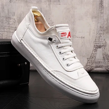 

New Men Shoes Brand Flat Shoes Men Fashion Male Shoes Spring Footwear Comfortable Men Low-top wild breathable Casual Shoes