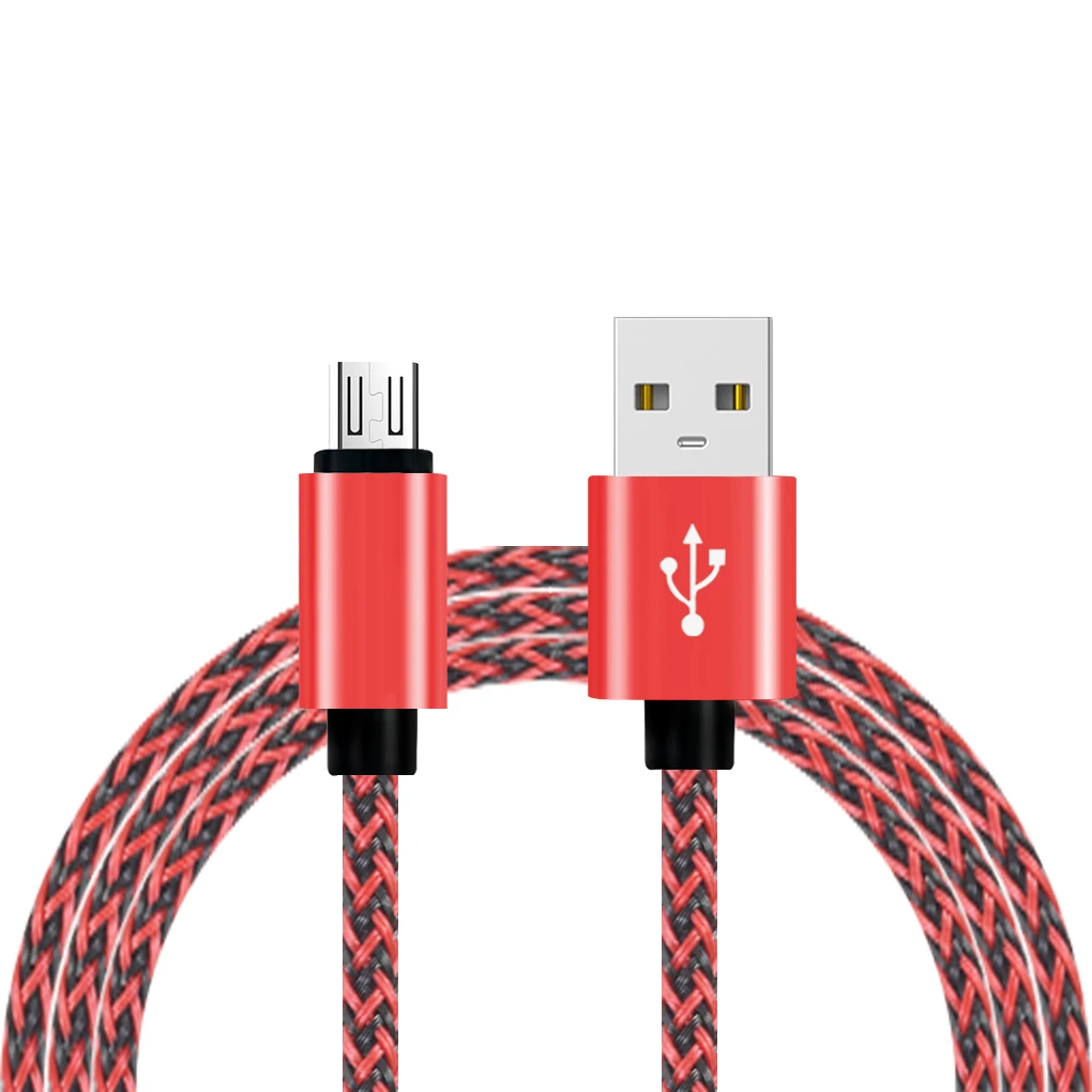 

Type A & Micro Usb Connector Nylon Braided Data Transmit Charging Cable for Huawei for Xiaomi for Samsung Android Phone Charging