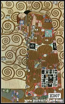 

Wholesale klimt oil paintings,100% hand painted tree of life canvas Gustav Klimt painting replicas