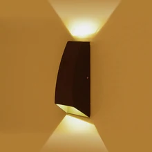 Крытый и открытый водосветодиодный стойкий светодиодный крыльцо лампа алюминиевый сплав вверх и вниз двойная голова настенный светильник двор коридор балкон сад