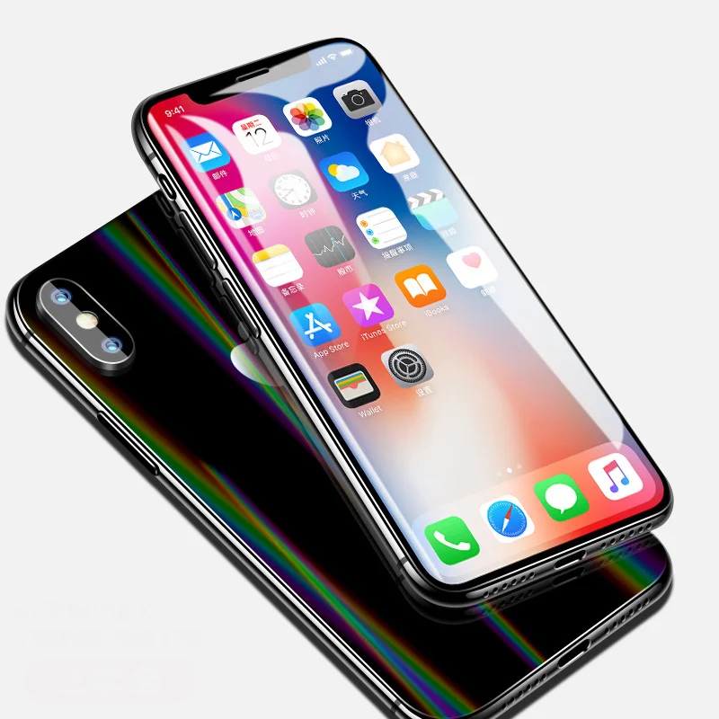 BFOLLOW Aurora Мягкая задняя пленка для iPhone 11 Pro Max 7 8/7 8 Plus/X XS MAX Защита от царапин для iPhone 10