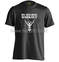 My Holiday Workout Mens & Womens fashion style o-neck T shirt