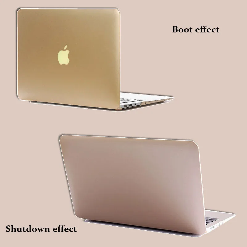 НОВЕЙШИЙ МЕТАЛЛИЧЕСКИЙ цветной пластиковый матовый чехол для Macbook Air Retina Pro 11 12 13 15