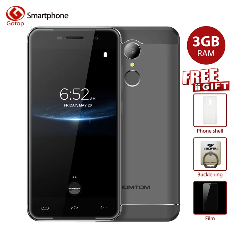 bilder für Original Homtom ht37 Pro MTK6737 Quad-Core-Handy 5,0 zoll Android 7.0 Smartphone 3 GB RAM 32 GB ROM Fingerabdruck Mobilen telefon bilder für Original Homtom ht37 Pro MTK6737 Quad-Core-Handy 5,0 zoll Android 7.0 Smartphone 3 GB RAM 32 GB ROM Fingerabdruck Mobilen telefon