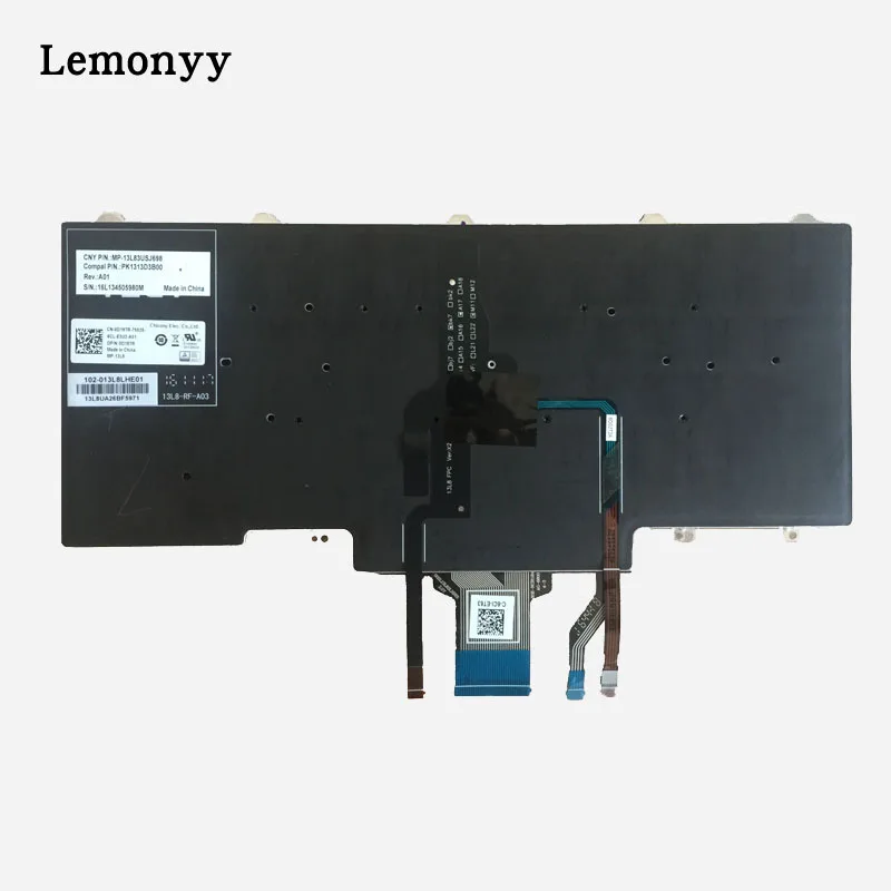  US New laptop keyboard for DELL Latitude E7250 E5450 E7470 7250 E7450 English layout with backlit k