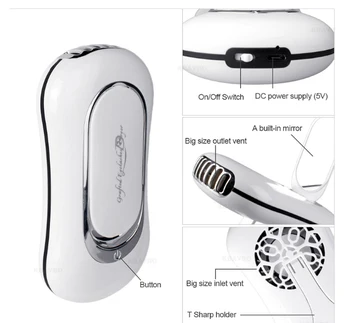 

Eyelash Nail Fan Blow dryer mini fan USB charging Little Night Lights Nail Drying Machine