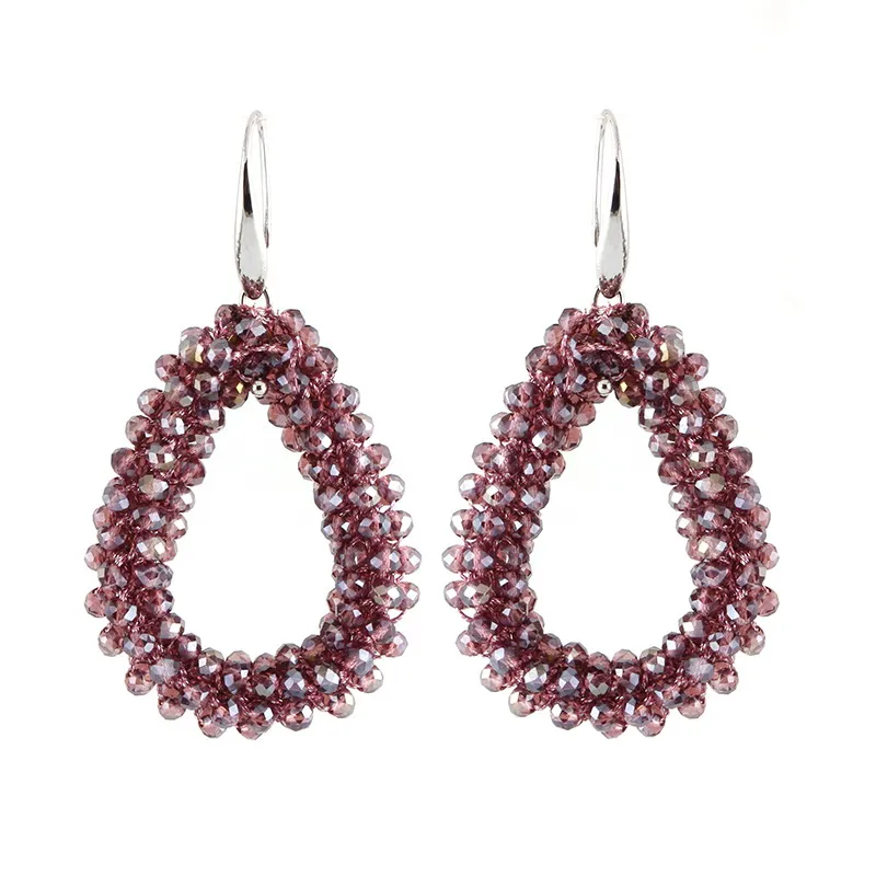 Earrings Purple