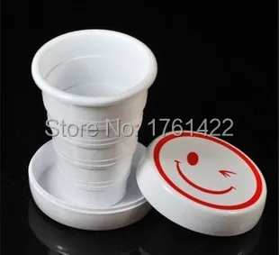 Креативный смайлик складная пластиковая телескопическая Выдвижная чашка чашки с открывалкой пива три стиля на выбор