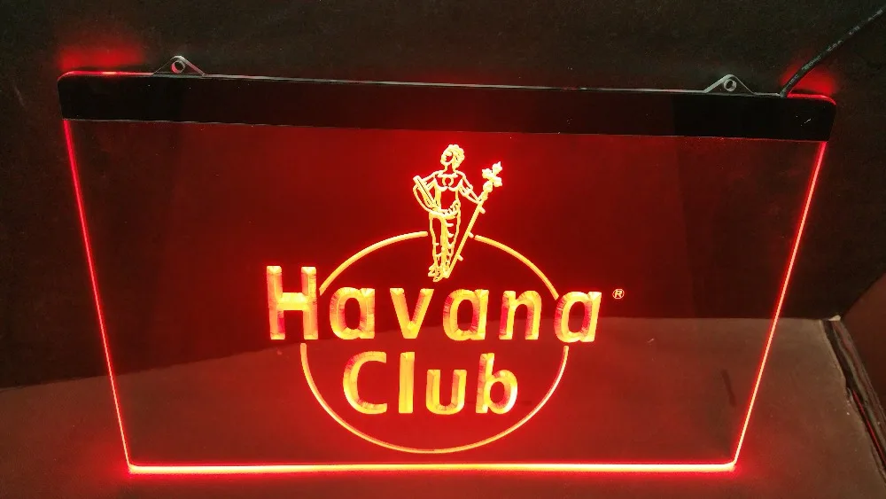 Havana Club Rum LED Neonlichtschild Bar Club Pub Werben Dekor Sportgeschenk 
