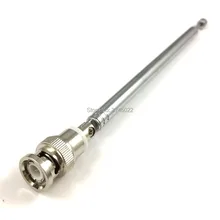 10 шт. портативный Радиоприемник сканер УКВ s788 Dvb-t ТВ антенна усиления 15dbi с BNC Мужской телескопическая антенна