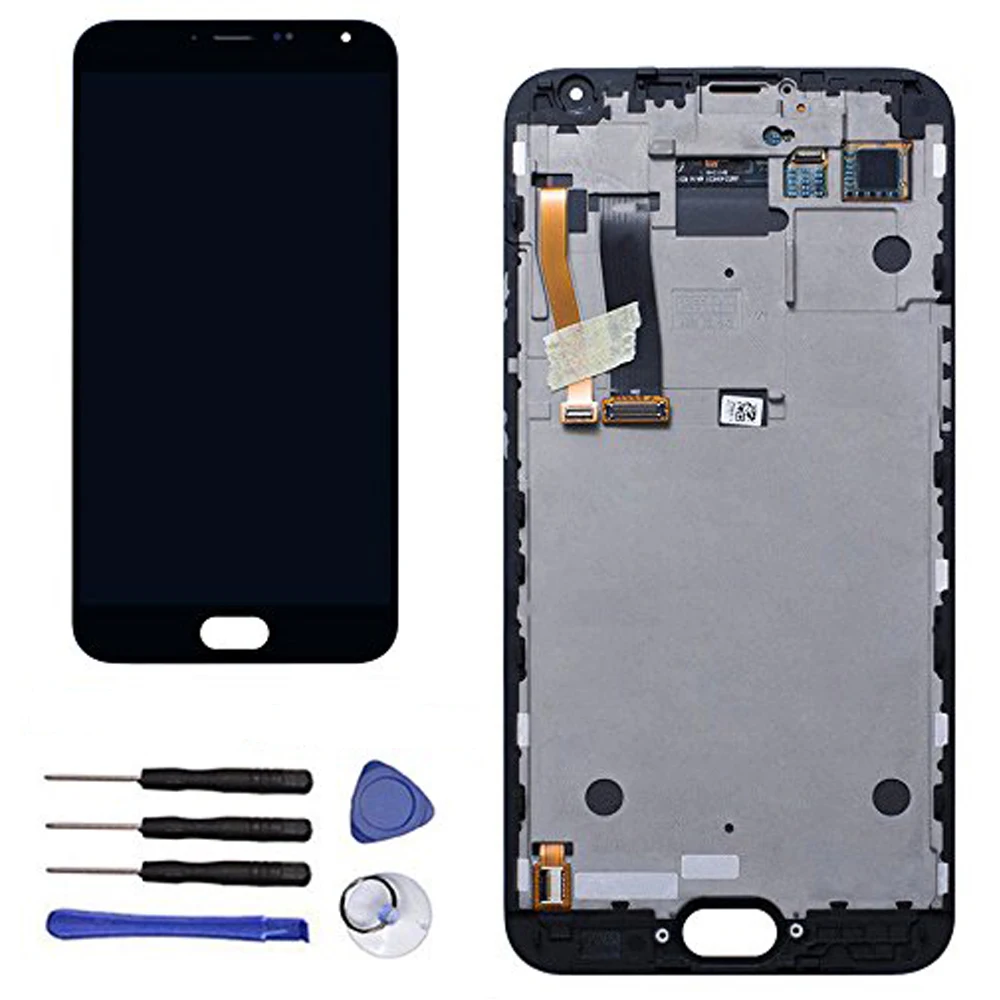 

Sinbeda 5.5" Tested LCD For MEIZU MX5 LCD Display Touch Screen with Frame Digitizer Assembly For MEIZU MX5 Display M575M M575U