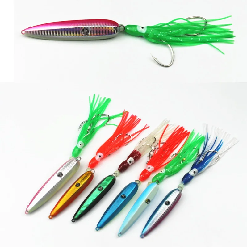 Fishing Lure Jigbait 130g/180g/200g Jigs Lead Jig Head Spinner Bait