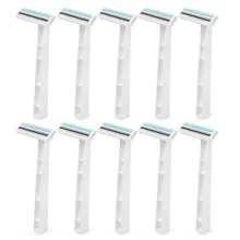 10 шт./компл. одноразовые Бритвы ванные комнаты безопасности для бритья ручка бритвы для лица подмышками для удаления волос на теле бритв для путешествия по уходу
