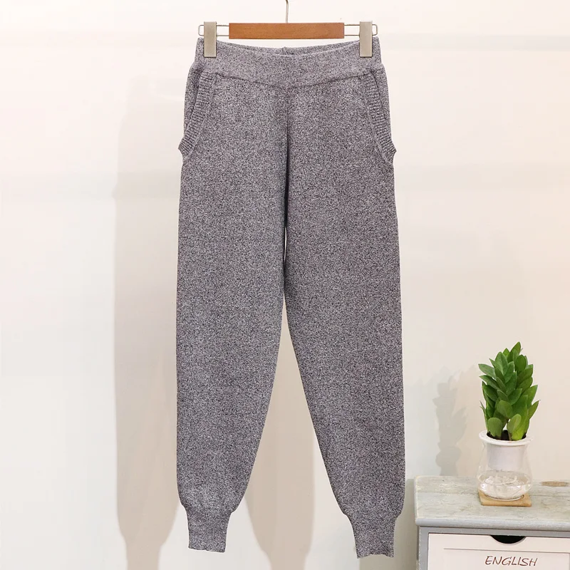Perles 2 Tricoté Gland Pantalon Deux Pièces Chandail Set Costumes 2018 Femmes Hiver Ensemble q5HOxwX