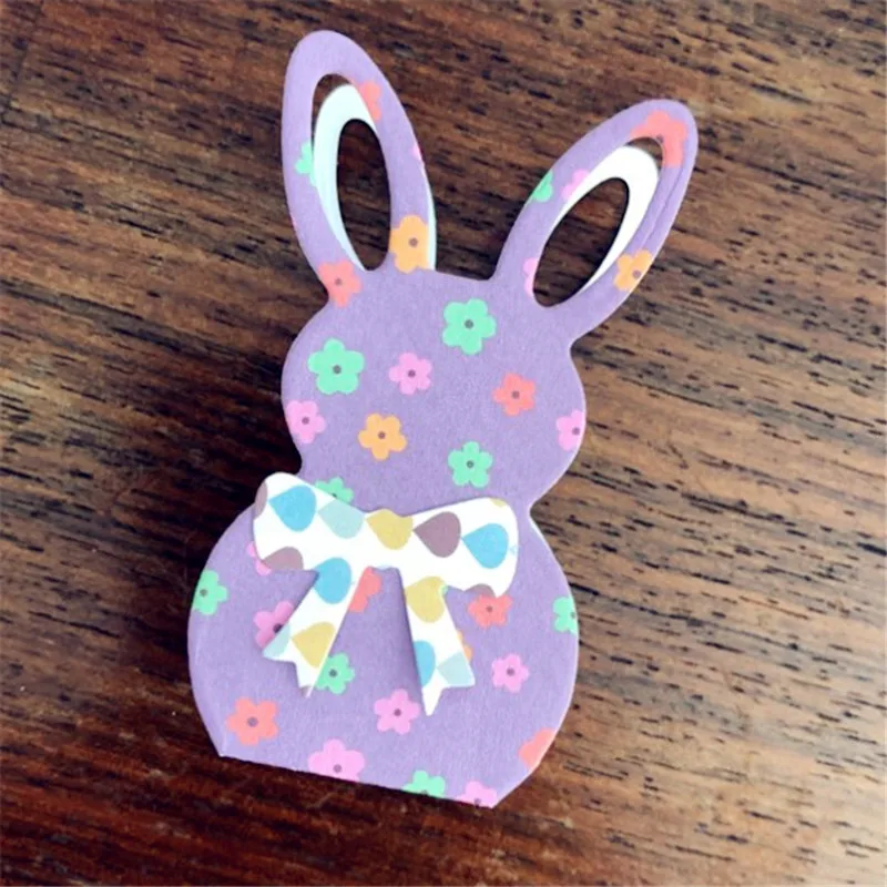 

3D Rabbit Frame gate box Metal Cutting Dies Stencils For DIY Scrapbooking Decorative Embossing Handcraft Die Cutting Template