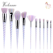 

1-10Pcs Unicorn Eyebrow Eyeshadow Foundation Makeup Brushes Kit Brush Make Up Set Cosmetics Pincel Maquiagem De Pinceis Kits