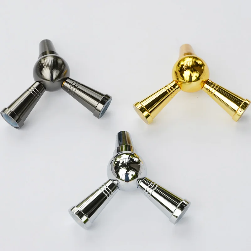 

3 Colors Available One-to-Two Interface Bifurcate Shisha Hookah Connection Joint Pure Aluminium Chicha Narguile Accessories