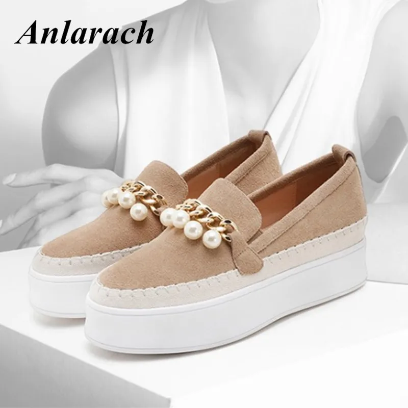 

Flat Shoes Woman 2016 Genuine Leather Women Famous Fashion Designer Shoes brand Loafers Rhinestones L Quality Women Loafers