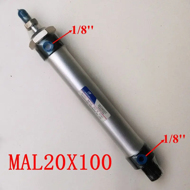 Single Rod Cylinder MAL20x100 Bore 20mm Stroke 100mmin Pneumatic Parts