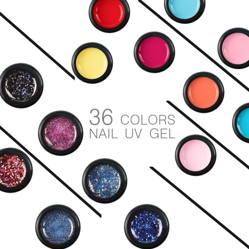 

COSCELIA UV Gel Nail Salon Tips Design Manicure 36 Color Soak Off DIY Paint Gel Color Ink UV Gel Nail Polishes Varnish Nail Art