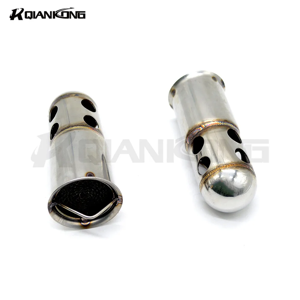 Universal inlet 51MM Motorcycle Exhaust Pipe Muffler Silencer DB Killer Noise Sound Eliminator For Yamaha Kawasaki Honda Suzuki