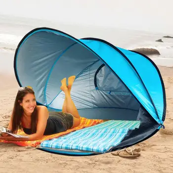 

Beach Tent Automatic Sun Shade Instant Tent Free Build Windproof UPF40+ UV Camping Tent Protection Tent For Beach Fishing