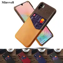Business Case Für Huawei P30 Pro Lite P20 Mate 20 20X 10 Pro Karte Slots Abdeckung Fällen Für Huawei Ehre v20 20i 10i 8X 10 Lite Capa