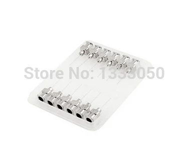 

6 Pcs 1" Tip Length Stainless Steel 23 Gage Dispensing Needles Tips