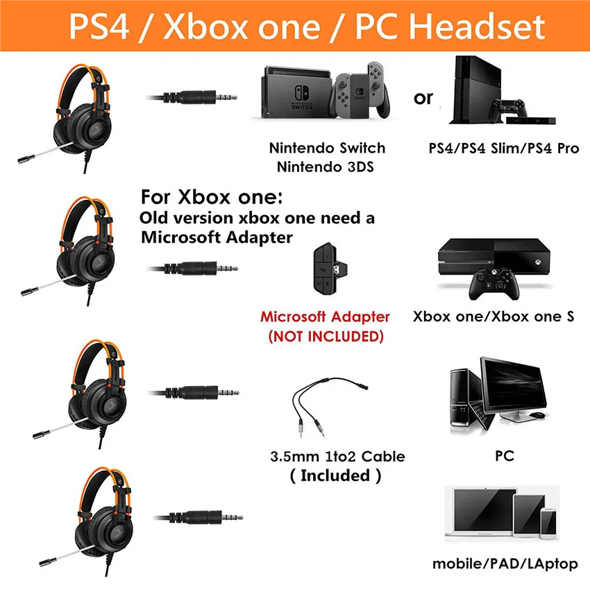 Billig Xiberia K9 PRO PC Headset Gaming Kopfhörer mit Mikrofon LED Licht für Laptop Computer PS4 Stereo Spiel Headsets Bass Casques