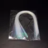Real Sissi 4 paquetes de hielo ala fibra plana flash adornos de cristal de flashabou oropel de agua salada serpentina moscas atado de moscas materiales ► Foto 3/6