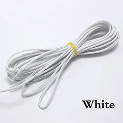 EClyxun 2 метра 20 AWG гибкий силиконовый провод кабель 0,5 мм2 Высокая температура Макс 200 градусов 600 в тестовая линия провода 10 цветов - Цвет: White