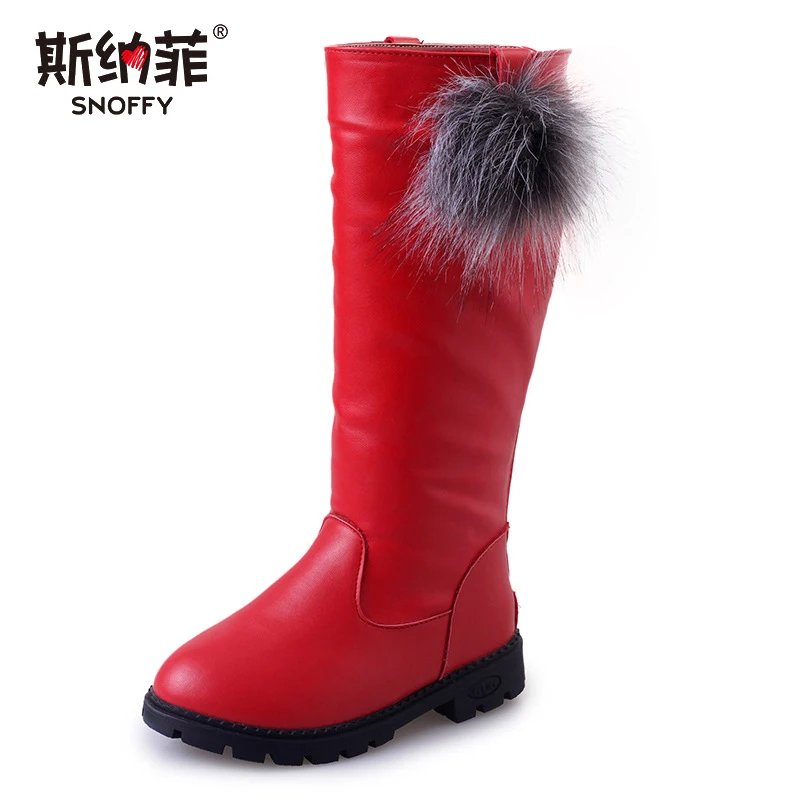 

Children's knee boots girls shoes knee fashion children's boots 2018 white high boots 3 color platform girls boots