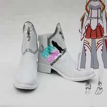 Sword Art онлайн костюм Asuna для косплея(костюмированных игр) обувь белая женская SAO Asuna обувь для косплея