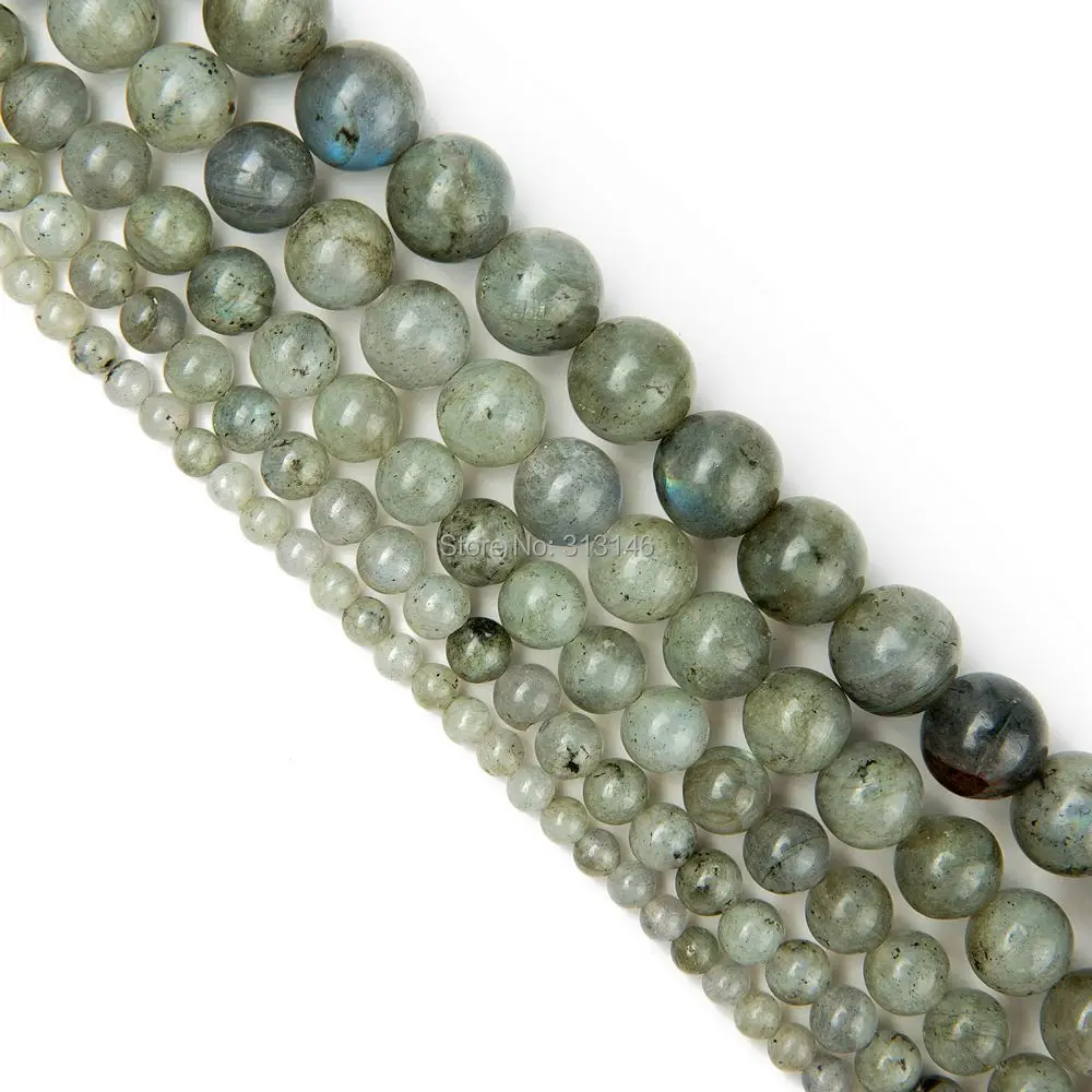 

Wholesale Natural Stone Round Labradorite Strand Gem Beads For DIY Necklace Bracelet Earring Craft Jewelry Making 4 6 8 10 12mm